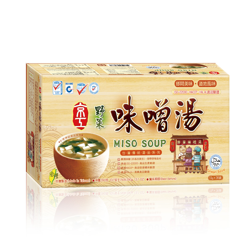 野菜味噌湯 (30入)Miso Soup